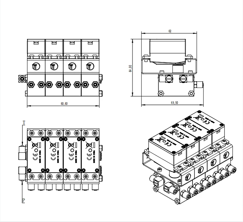 Rc Hobby Direct - Metal Directional Valve 2CH 3CH 4CH