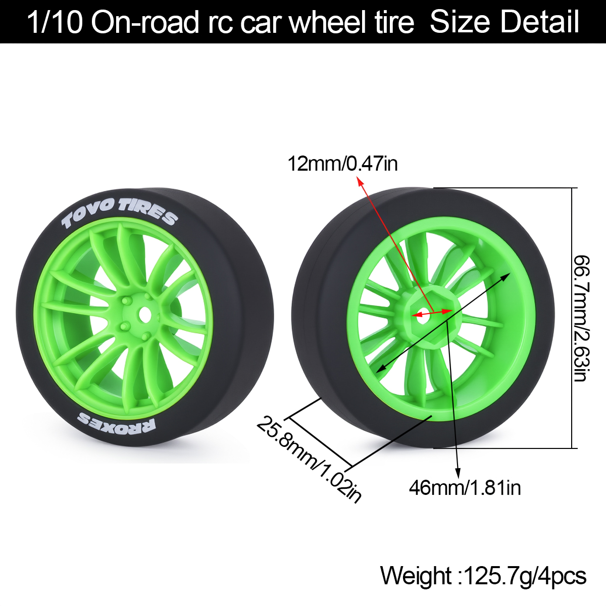 4Pcs Hard Drift Tires Wheel Ty - Rc Hobby Drift Car 리뷰 및 가격