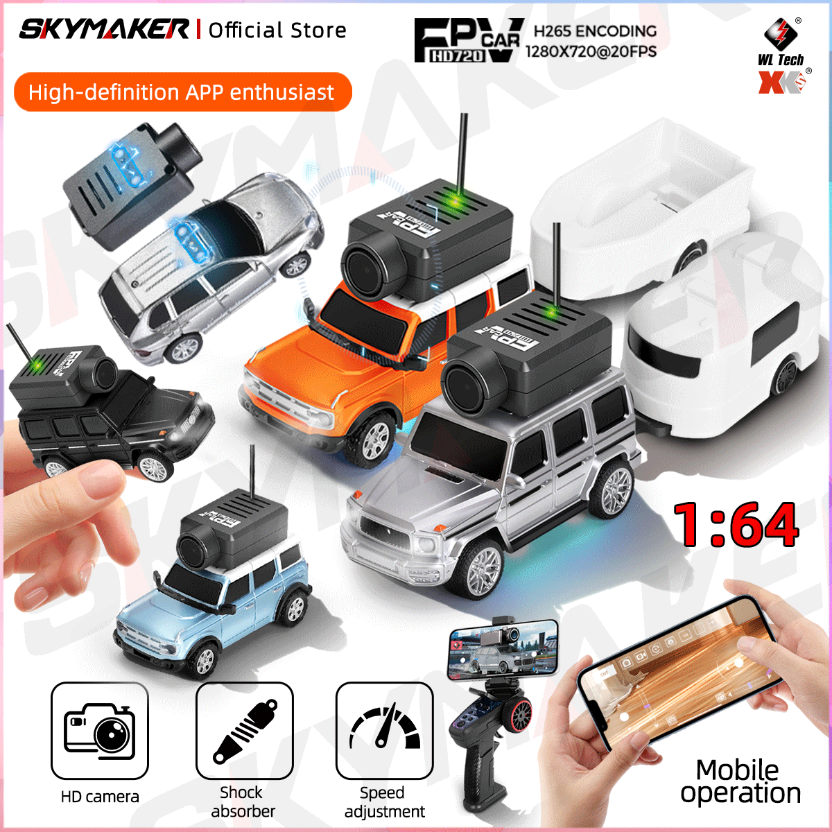 Wltoys Mini FPV APP Control Ca - Rc Hobby Drift Car 리뷰 및 가격