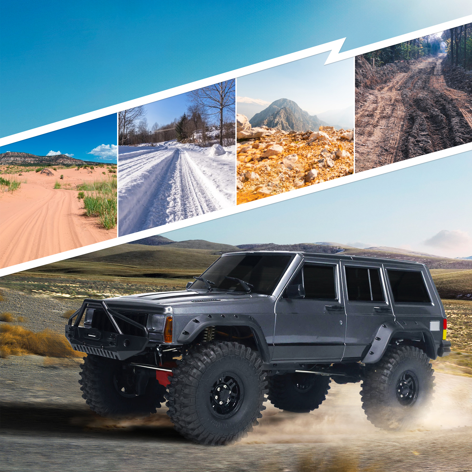 1/10 RC Off Road 4X4 Vehicles  - Rc Roc Hobby 리뷰 및 가격