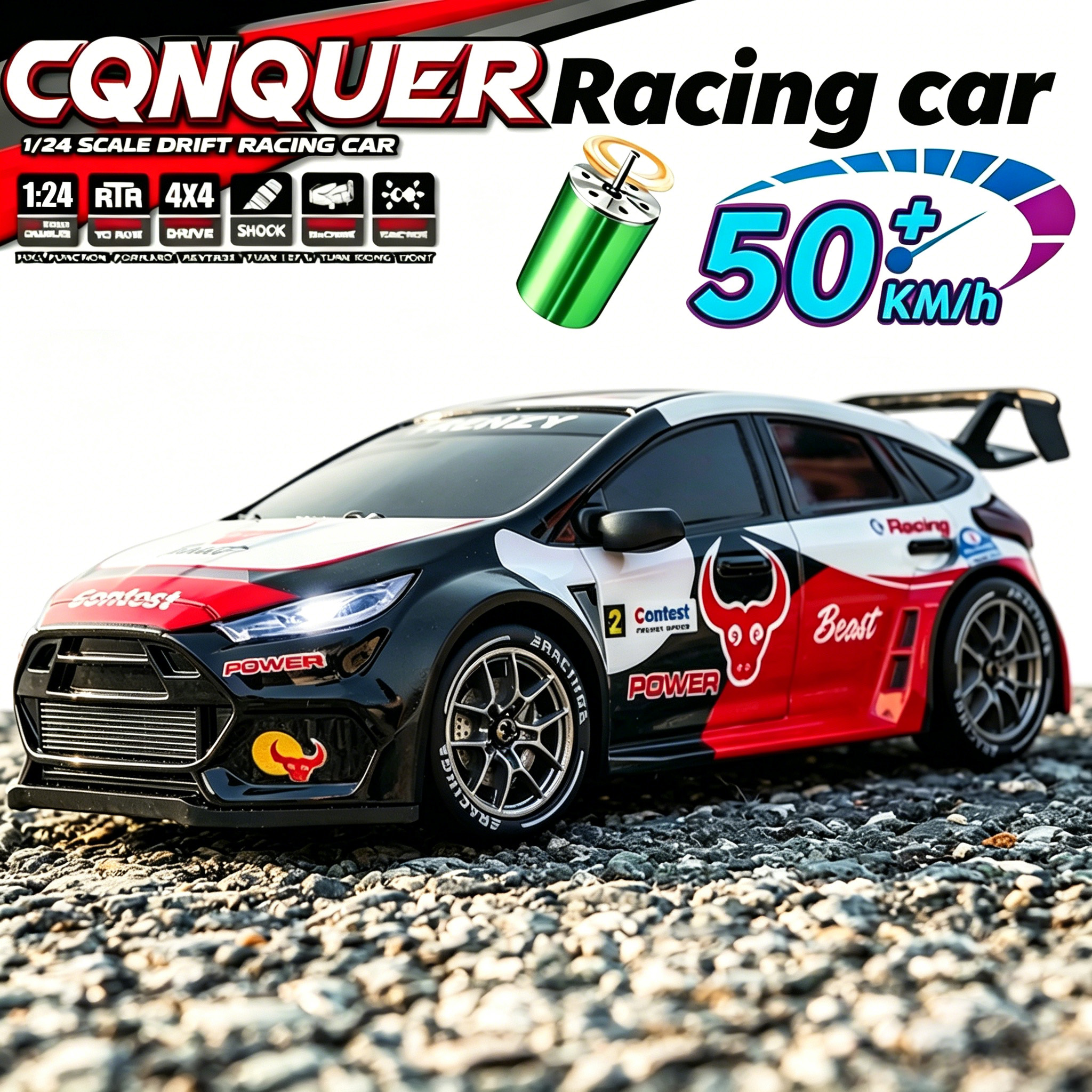 1：24 4WD 50KM/H RC Car Stunt D - Rc Hobby Drift Car 리뷰 및 가격
