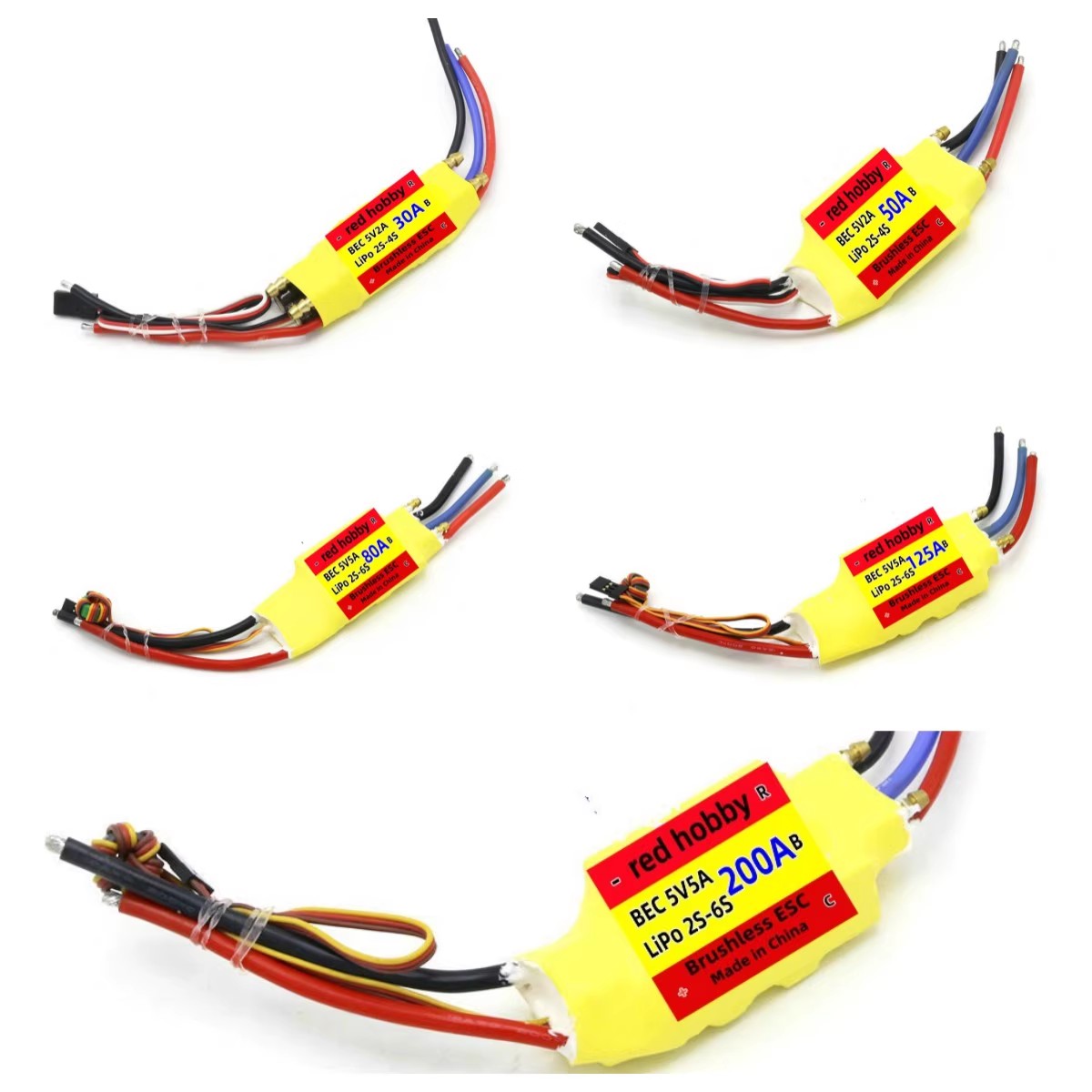 30A/50A/80A/125A/200A Brushles - Rc Hobby Direct 리뷰 및 가격
